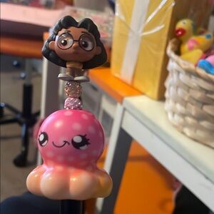 Pink and Black Doll & Accessories Set